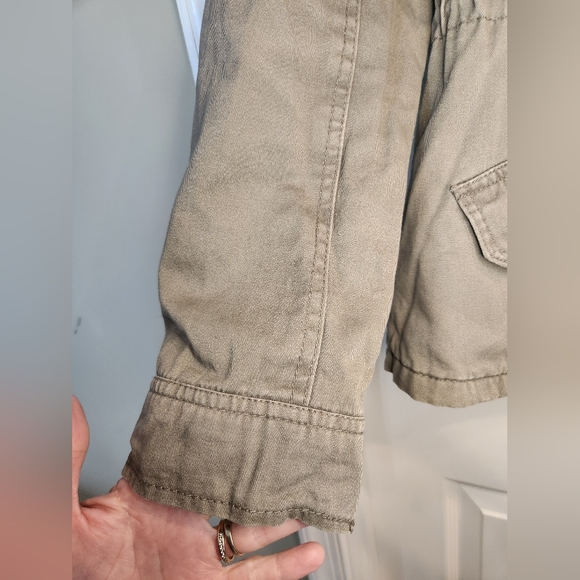 ASHLEY BY 26 INTERNATIONAL  Size Medium gray utility jacket. Fully lined - Picture 2 of 7